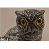 Image 2 : 962. Inuit carving - large owl with glass eyes, 5 inches, excellent condition