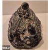 Image 2 : 966. Inuit carving - eskimo in kayak, 3 3/4 inches, excellent condition