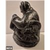 Image 6 : 967. Inuit carving - large heavy eskimo figure, 6 inches, excellent condition