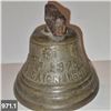 Image 1 : 971. Original antique heavy brass bell, "1875 -Chiantel Fondeur -Saignelegier", original gonger, 3 3