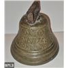 Image 3 : 971. Original antique heavy brass bell, "1875 -Chiantel Fondeur -Saignelegier", original gonger, 3 3
