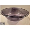 Image 1 : 973. Purple Pyrex glass mixing bowl, approx. 10 inches across, 4 inches deep, no damage