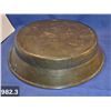 Image 3 : 982. Antique solid brass pan for gold-panning, great shape for age, 3 3/4 inches deep, 16 inches acr