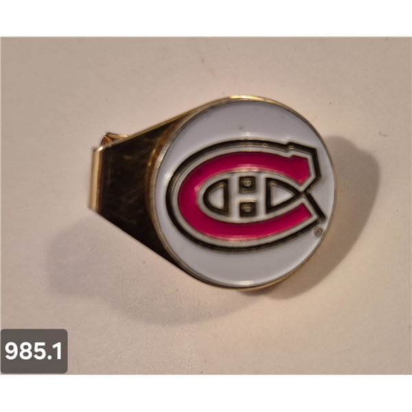 985. Montreal Canadiens visor clip (magnetic)