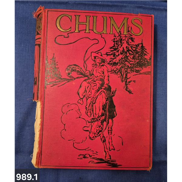 989. Vintage "Chums" book, not in great shape, but I think it's all there