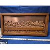 Image 1 : 999. Solid copper 3-dimensional "The Last Supper" wall plaque, excellent condition