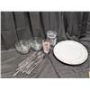 Image 1 : Lot of Silverware, Glasses, and etc.