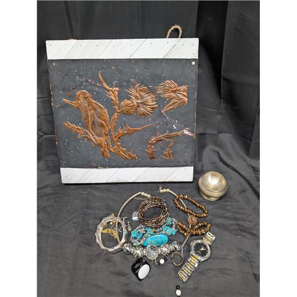 Lot of Misc. Jewelry, decor, and etc.