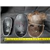 Image 3 : (3) Wooden Unique Masks