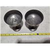Image 2 : 2 silver plated goblets