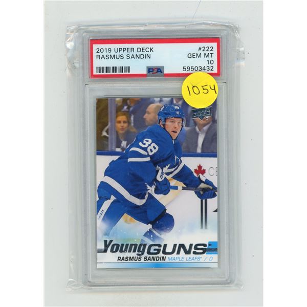 2019 Upper Deck Rasmus Sandin #222 - GEM MT - 10 - 59503432 - PSA - Young Guns.