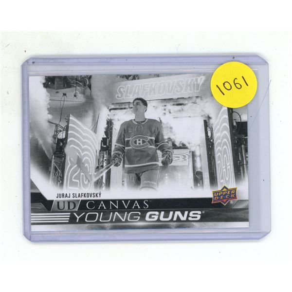 2022-23 Upper Deck - Juraj Slafkovsky - UD Canvas - Young Guns - C211.