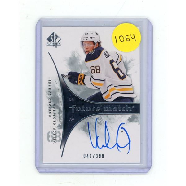 2019-20 SP Authentic Hockey - Victor Olofsson - Future Watch - Autograph - 041/399.