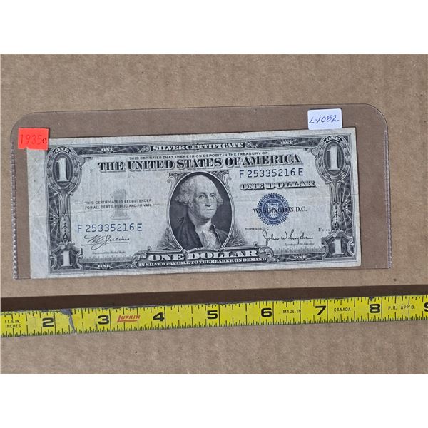 USA 1 dollar 1938 bank note