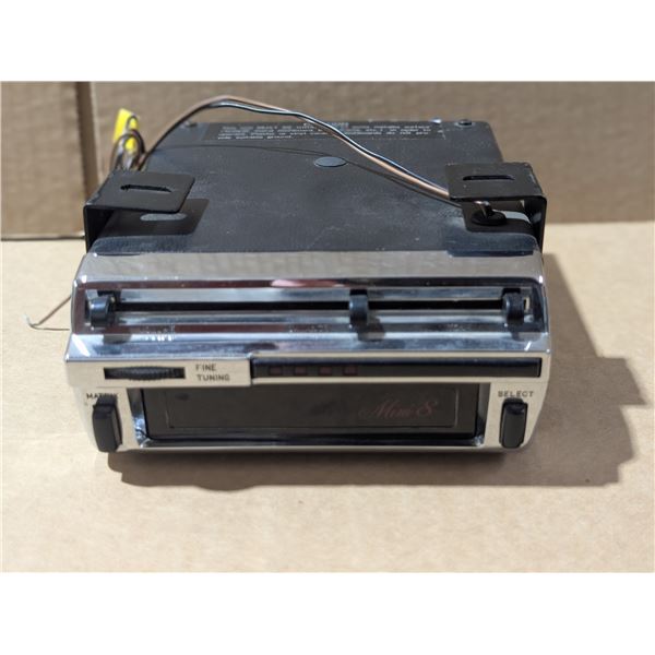 Old Eight Track Player For Classic Car