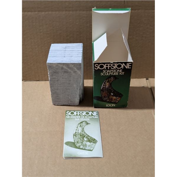 Soapstone Sculpture Kit-Loon, Complete