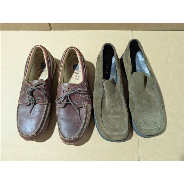 Shoes, men's Size 11, Italian Suede and J&M Leather (Slightly Worn)