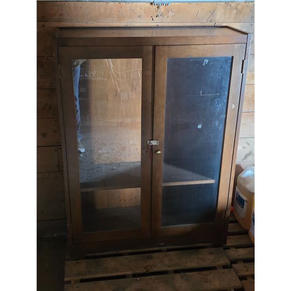 Wood cabinet- 36" by 12" by 48"H