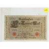 Image 1 : 1910 Imperial Germany One Thousand Mark Reichsbanknote