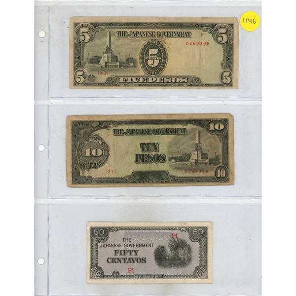 WW2 Japapese Occupational Currency