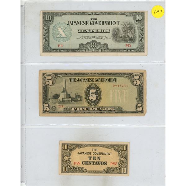 WW2 Japapese Occupational Currency