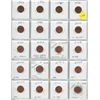 Image 1 : 1993-2012 UNC Sheet Of Canadian Small Cents - 20 Coins