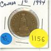 Image 1 : 1994 UNC Canadian Loonie - National War Memorial