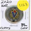 Image 1 : 2020 UNC Canadian Colourized Toonie - WWII 75th Anv.