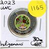 Image 1 : 2023 UNC Canadian Colourized Toonie - Indigenous People