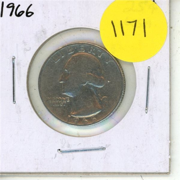 1966 USA Washington Quarter