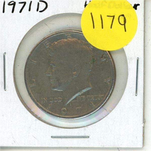 1971 D USA Kennedy Half Dollar