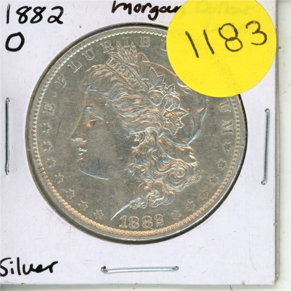 1882 O USA Silver Morgan Dollar - New Orleans Mint