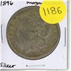 Image 1 : 1896 USA Silver Morgan Dollar