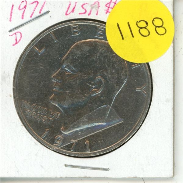 1971 D USA Eisenhower Dollar