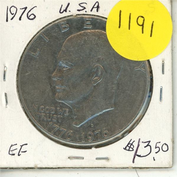 1976 EF USA Eisenhower Dollar