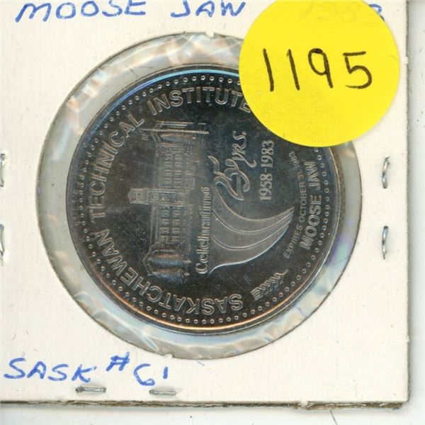 1983 Moose Jaw Trade Dollar
