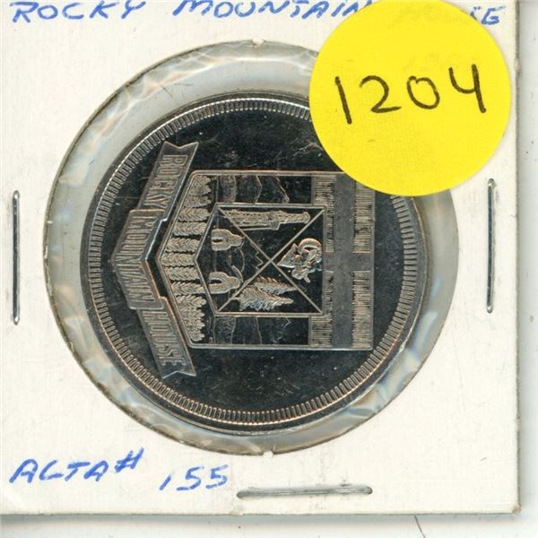 1980 Rocky Mountain House Token