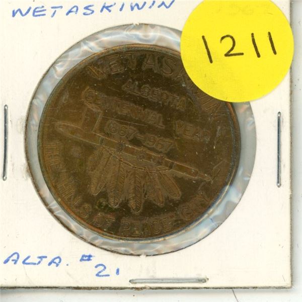 1967 Wetaskiwin Cenennial Dollar