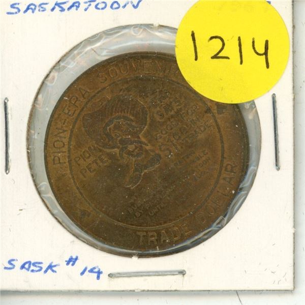 1967 Saskatoon Pion-Era Trade Dollar