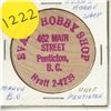 Image 1 : Evan's Hobby Shop Wooden Nickel