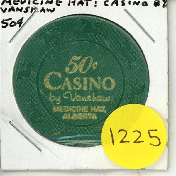 Medicine Hat Fifty Cent Casino Chip