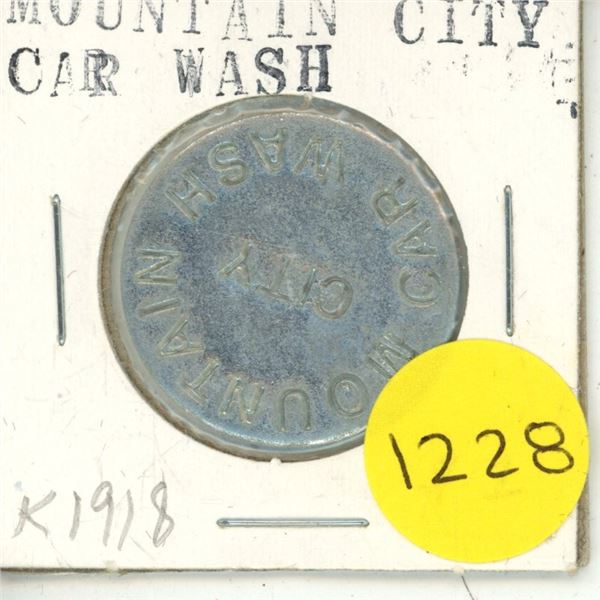 Mountain City Car Wash Token
