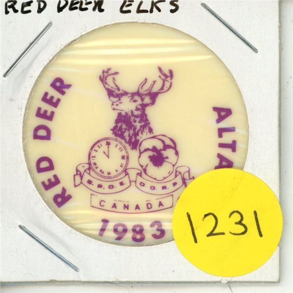 1983 Red Deer Elks Token
