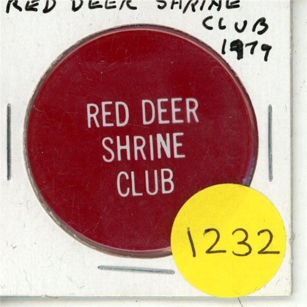 1979 Red Deer Shrine Club Token