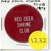 Image 1 : 1979 Red Deer Shrine Club Token