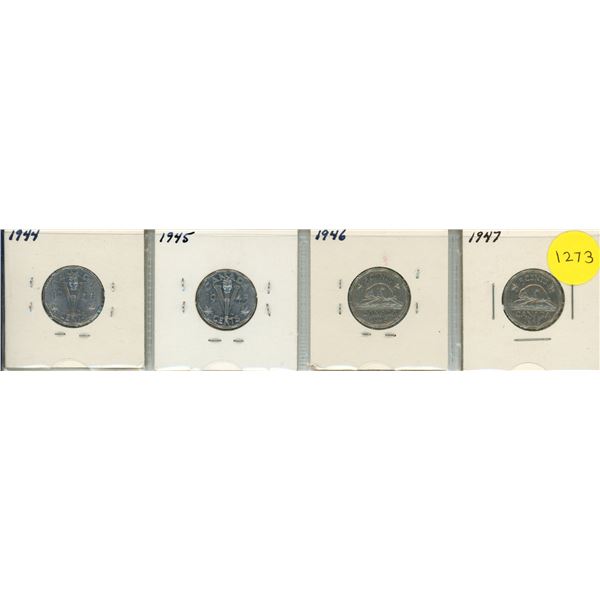 1944-1947 Canadian Five Cents