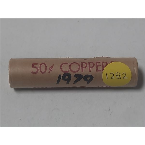 1979 BU Roll Of Canadian Small Cents