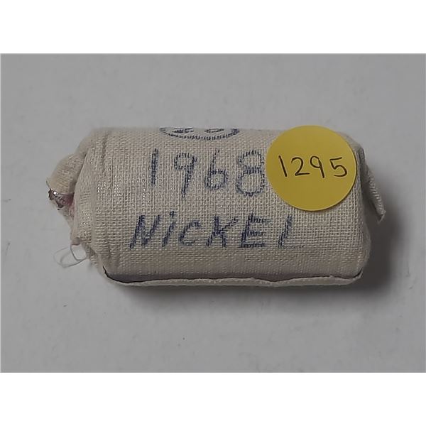 1968 Roll Of 20 Canadian Nickel Dollars