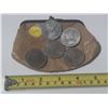 Image 3 : Coin Purse With 5 Canadian Nickel Dollars