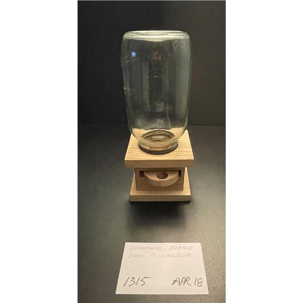 Homemade Bubble Gum dispenser